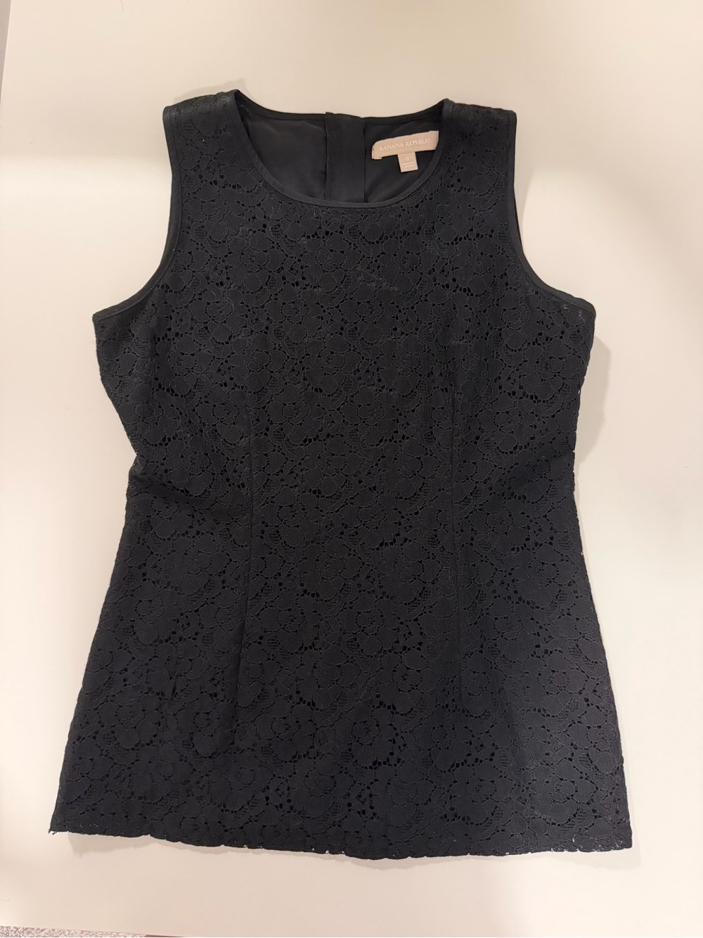Banana Republic Black Lace Tank Top